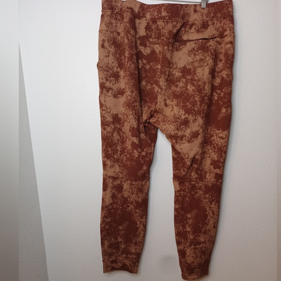 Men's Lululemon City Sweat Terracotta Astral Patterned Joggers Pockets - Picture 7 of 10